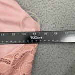 Charlotte Russe  Halter Neck Dress Women M Pink Lace Midi NEW Photo 8