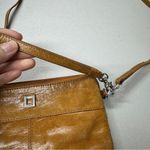Lodis Tan Leather Crossbody Mini Handbag Purse Bag Womens Magnetic Closure Photo 3
