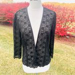 Alex Evenings  Black Lace Petite Jacket Photo 1