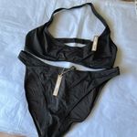 SKIMS  Swim Bikini Set halter scoop bikini‎ top and mid coverage bottom size 2X Photo 1