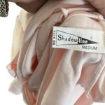 Vintage Shadow Line Pink Nylon‎ Robe Size M Photo 4