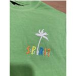 Spirit  Jersey Tank Top Sleeveless Women's Size XSmall Neon Green Summer 83 NEW Photo 2