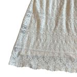 Massimo Dutti Massmio Dutti Cream Lace Dress Sleeveless Sheath Fit Ivory Stretch Size Medium Photo 2
