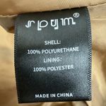 rpym‎ Faux Leather Moto Jacket Tan Brown Studded Accents Full Zip [Size XL] Photo 3