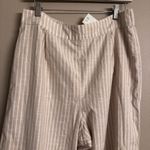 Abercrombie & Fitch ABERCROMBIE Striped Linen Pants Photo 4