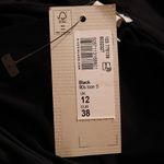 River Island Bodysuit Top Womens Size 12 Black Long Sleeve Cut Out Blouse Photo 9