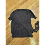 Vertigo Paris  Ballet Wrap Sweater Medium Balletcore Classic NEW Chocolate Brown Photo 7