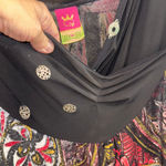 Women's Save The Queen! Black Red Pattern Long Sleeve Dress M Size M Photo 2