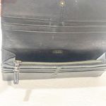 Coach  Vintage Chelsea Black Pebbled Leather Bifold Wallet Clutch Photo 2