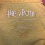 Harry Potter Hogwarts yellow front knot crop top Size L Photo 4