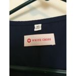 White Cross Women's Button Front Scrub Vest Nurse Hospital Medical Size XS Blue Photo 1