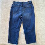 7 For All Mankind The Modern Straight Jeans Women 31x25 Raw Hem Cropped (cut) Photo 2