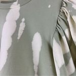 ALLSAINTS Elizah Tie Dye Drape Sleeve Sweatshirt Size Small Greenstone Photo 8