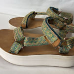 Teva X Jhené Aiko Flatform Universal Women’s Sandals Size 7 Multicolor Rose Gold Photo 0