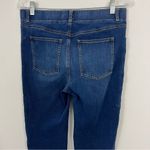 Betabrand  Straight Leg 4 Pocket Yoga Denim Jeans Dark Vintage Wash Photo 9