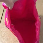 Vintage Toys R Us Love Peace Tote Bag Great Traveling Overnight Gym School Work Pink Photo 3