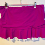 Profile by Gottex Ruffle Mini Swim Skirt Lined Pink Womens US Size 12 NWT Photo 0