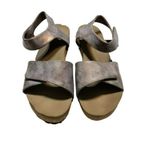 Boutique Corey’s Women's Wedge Cargo Light Weight Leather Gray Brown Size 10 Tan Photo 1
