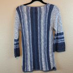 Christopher & Banks  sz S lightweight tunic beach boho vaca stripes knitwear Photo 6