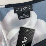 City Chic Black Floral Austin Floral Blouse Top Medium 18 Plus Size NEW Photo 8