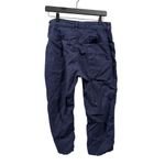 Frank & Eileen Kinsale Linen Cropped Pants High-Rise Navy 12 Photo 4