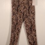 Free People NWT High Waist Denim Leggings Snakeskin size 26 Photo 6