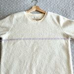 Lucky Brand Cream Teddy Sherpa Fleece Pullover Sweatshirt Size L Photo 3
