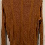 Free People FP BEACH Henley Brown Oversized Buttons Sweater Photo 4