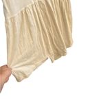 Wilt Anthropologie Cream asymmetrical Cotton Tshirt dress Lagen look boho Fall Size XL Photo 3