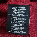 Premise Dolman Sleeve Metallic Sweater Sz M Photo 4