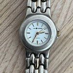 Sag Harbor Ladies Watch Two Tone Bracelet Stainless Dial Gold Tone Hands Markers Photo 3