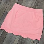 Vineyard Vines  Performance Scalloped Pink Striped Skirt Skort Photo 1