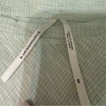 Anthropologie Womens XS Cropped Drop Dolman Sleeve Sweater Ribbed Light Green Photo 1