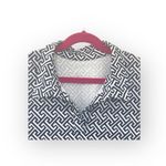 new Gottex ★ Sleeveless Ruffle Sleeve UPF50+ Tennis Dress ★ Navy Gothic Print S Blue Photo 7