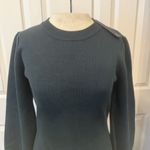 Lulus  NWT Sweater Dress Sz MED Rhapsodize Emerald Green Balloon Sleeve Bodycon Photo 2