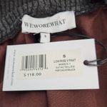 We Wore What  Brown Low Rise V Pant NWT Size Small Revolve pants Photo 6