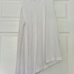 Lululemon White Tank Top Flowy Long Yoga Activewear Slit Womens Breathable Size L Photo 0