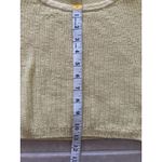St. John Sport Marie Gray Women XS Yellow Sleeveless Cropped Crochet Sweater Photo 8