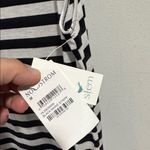 Stem cover up tunic striped gray black NeW medium stretch soft cotton model Photo 1