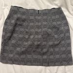 ZARA Plaid Skirt Mini Grey Photo 1