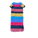 Mara Hoffman Swim Striped Maxi Dress Short Sleeve Multicolored Size M Photo 5