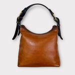Dooney & Bourke  Florentine Leather Vachetta Hobo Shoulder Bag Two Tone Cognac Photo 5