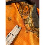 Sante Classics Kaftan Dress Women OS Orange‎ Paisley Kimono Duster Boho Cover Up Orange Size undefined Photo 7