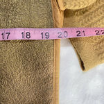 3.1 Phillip Lim  Gold Full Zip Crop Jacket with Wool Blend Sweater Sleeves-Small Photo 1