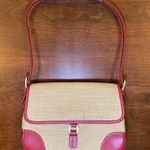 Ratan Vintage Red and Tan Purse Photo 0