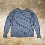 Athleta  Coaster Luxe‎ Sweatshirt Women’s M Gray Long Sleeve Split Hem Thumbholes Photo 2