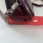 Faux Croc‎ Leather Red Shoulder Bag W Detachable Strap & Wristlet Just Solutions Photo 10