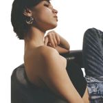 Urban Outfitters NEW WITH TAG Bloggers Fav Lucy Sweater Crop Top Tube Top Black Photo 4