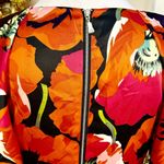 Ted Baker Winx Poppy Print Ruffle Sleeve Shift Exposed Zip Dress Sz 4/6 Photo 6