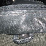 Black moto bomber jacket size 50 (L US) Made in Korea faux leather Size L Photo 3